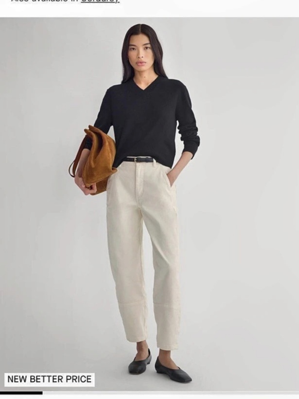 Everlane The Utility Barrel Pant Organic Cotton Pants Size 4